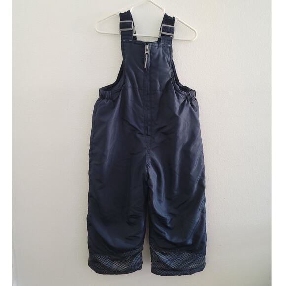 AQ Explore the Unknown Kids Snow Bibs Overalls Navy Blue 3T - Picture 1 of 8